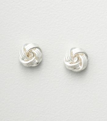 Studio Works® Silvertone Wreath Earrings