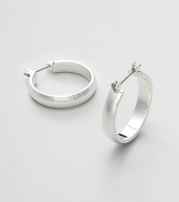 Studio Works® Large Wide Hoop Earrings