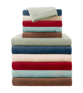 Premier Comfort Solid Soloft Micro Raschel Plush Sheet Sets
