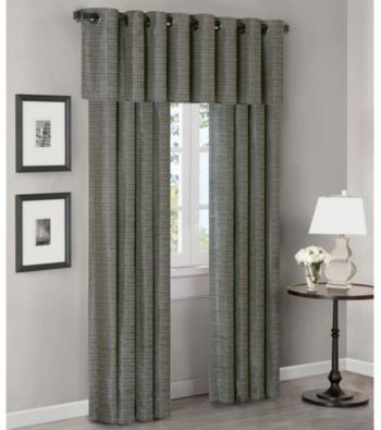Madison Park™ Anderson Silk Texture Grommet Window Treatments