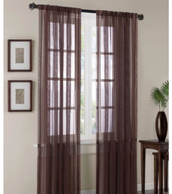 Madison Park™ Jayden Faux Linen Sheer Draperies