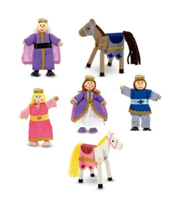 Melissa & Doug® Royal Family Wooden Doll Set
