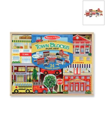 Melissa & Doug® Town Blocks Play Set