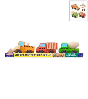 Melissa & Doug® Stacking Construction Vehicles