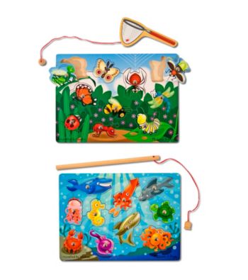 Melissa & Doug® Fishing & Bug Catching Magnetic Game Bundle