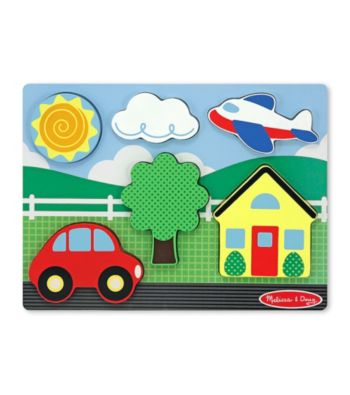 Melissa & Doug® Chunky Scene Yellow House