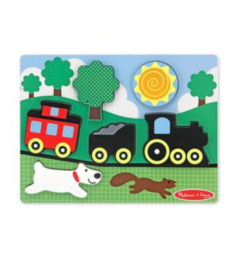 Melissa & Doug® Chunky Scene Red Caboose