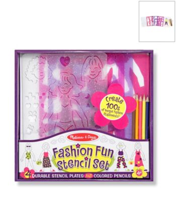 Melissa & Doug® Fashion Fun Stencil Set