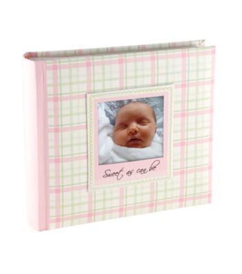 Malden Pink Plaid Photo Album