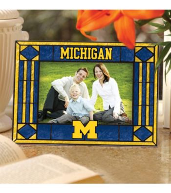 The Memory Company® University of Michigan Art Glass Horizontal 4x6