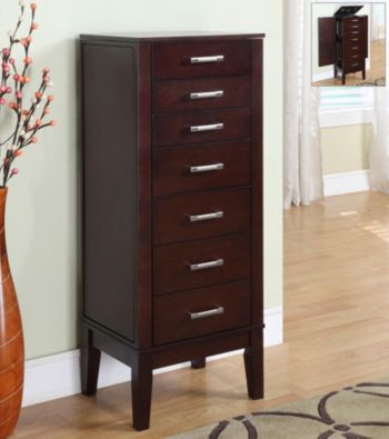 Powell® Contemporary Dark Espresso Jewelry Armoire