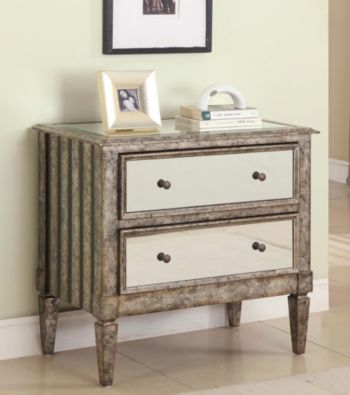 Powell® 2-Drawer Mirrored Console