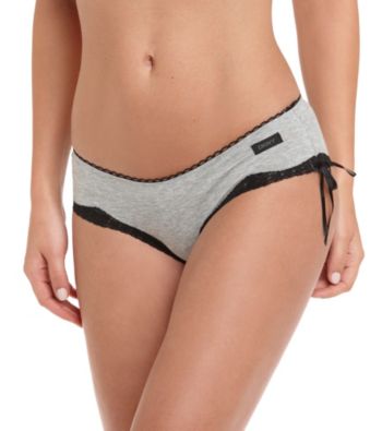 DKNY® Heather Gray/Black Cotton Cutie Bikini