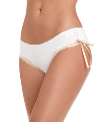 DKNY® White/Nude Cotton Cutie Bikini