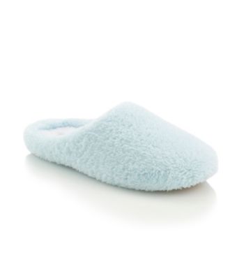 Dearfoams Micro Terry Colorblock Clog Slipper