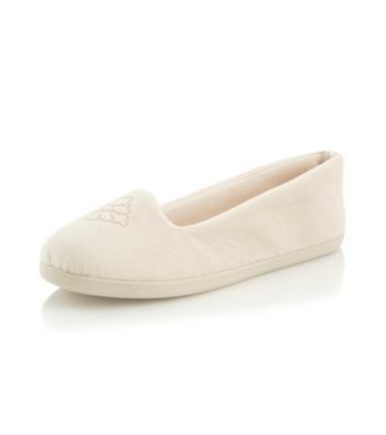 Dearfoams Velour Closed Back Slipper