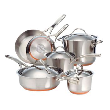 Anolon® Nouvelle 10-pc. Stainless Steel Cookware Set