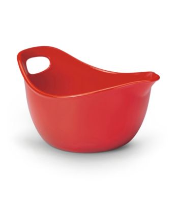 Rachael Ray® 3-qt. Red Stoneware Mixing Bowl