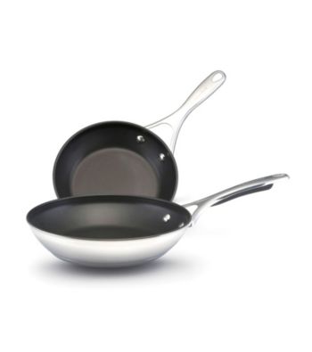 KitchenAid® Gourmet Stainless Steel Twin Pack of Nonstick Skillets