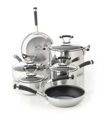 Circulon Contempo Stainless Steel 10-pc. Cookware Set