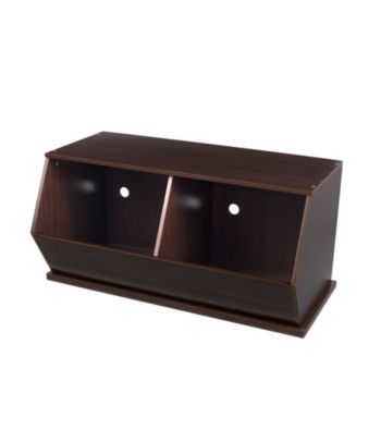 KidKraft Espresso Double Storage Unit