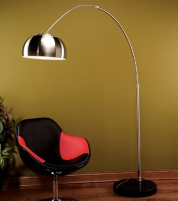 Lumisource® Chrome Arch Floor Lamp