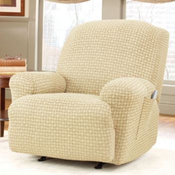 Sure Fit® Stretch Baxter Recliner Slipcover