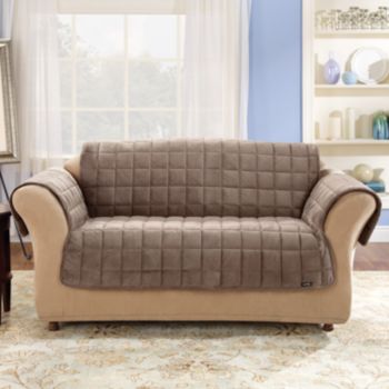 Sure Fit® Deluxe Comfort Protective Loveseat & Sofa Slipcover
