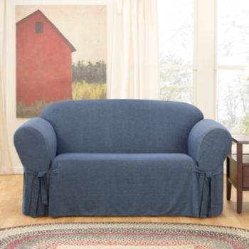 Sure Fit® Denim 1-pc. Loveseat & Sofa Slipcover