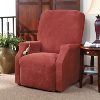 Sure Fit® Stretch Pique Recliner Slipcover