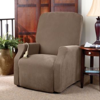 Sure Fit® Stretch Pique Recliner Slipcover
