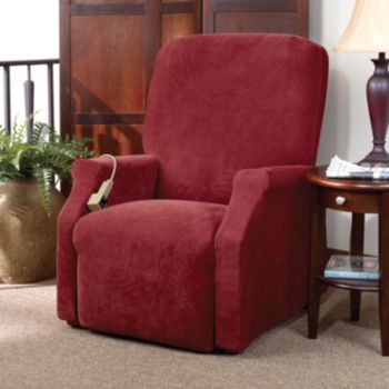 Sure Fit® Stretch Pique Recliner Slipcover