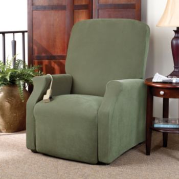 Sure Fit® Stretch Pique Recliner Slipcover