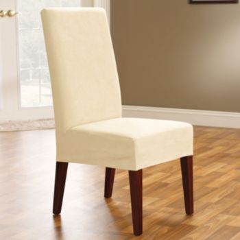 Sure Fit® Soft Suede Short Dining Room Chair Slipcover