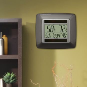 La Crosse Technology® Solar Digital Temperature Station - Brown