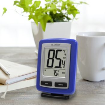La Crosse Technology® Wireless Temperature Station - Black