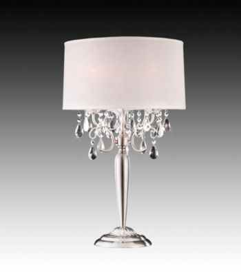 Home Interior Dreamlike Chrome Table Lamp
