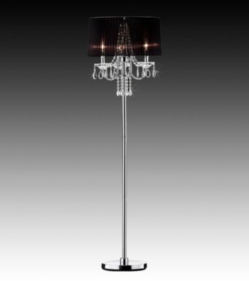 Home Interior Contemporary Black Floor Lamp