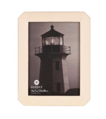 Burnes of Boston® Octagon Distressed Ivory Picture Frame Collection
