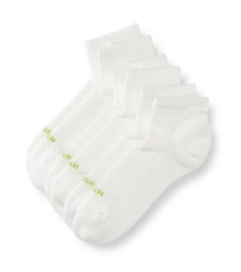 HUE® 3-pk. Quarter Top Crew Socks