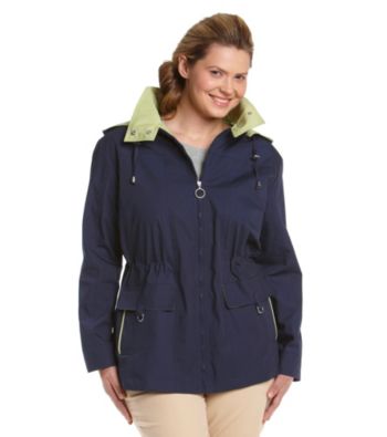 Mackintosh Plus Size Poplin Anorak Coat