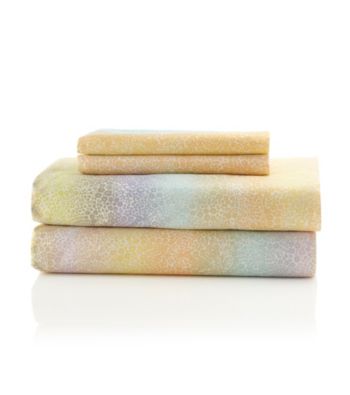 LivingQuarters Kids Easy Care Ombré Floral Microfiber Sheet Sets