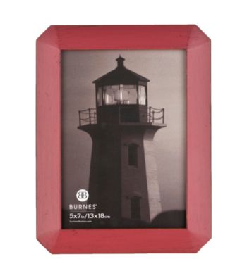Burnes of Boston® Octagon Distressed Red Picture Frame Collection