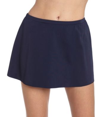Caribbean Joe® Navy Solids Circle Skirt Swim Bottom