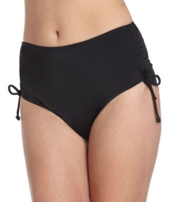 Caribbean Joe® Solids Adjustable Brief Swim Bottom