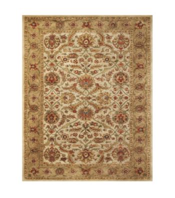 Abbey Collection Ivory/Light Gold Rug