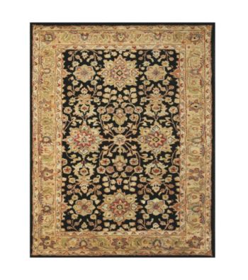Abbey Collection Black and Gold Rug