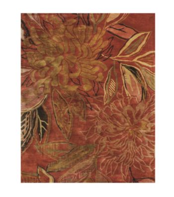 Adelie Collection Red Rug