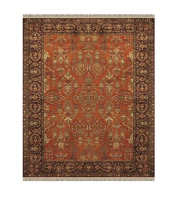 Alegra Collection Cinnamon/Plum Rug