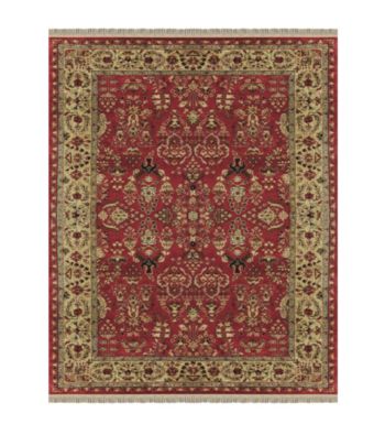 Alegra Collection Red/Light Gold Rug